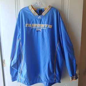 Adidas 2Xl Denver Nuggets Pullover Wind Breaker